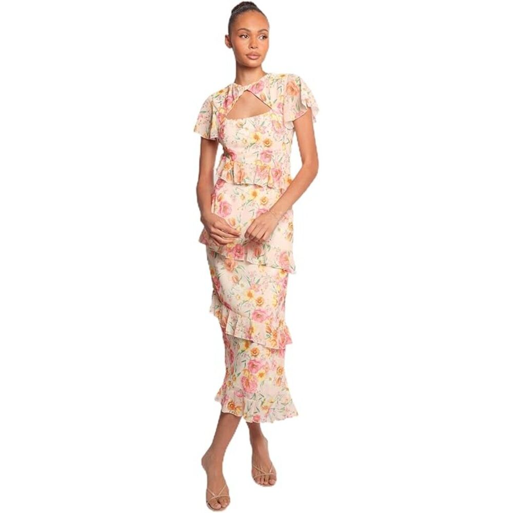 Petal & Pup Women's Leila Maxi Dress, Size 4, 14J-194D002